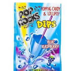 POP ROCKS DIPS BLUE RASPBERRY LLB candy