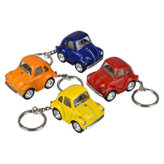 2" Diecast Pull Back Little Beetle Keychain