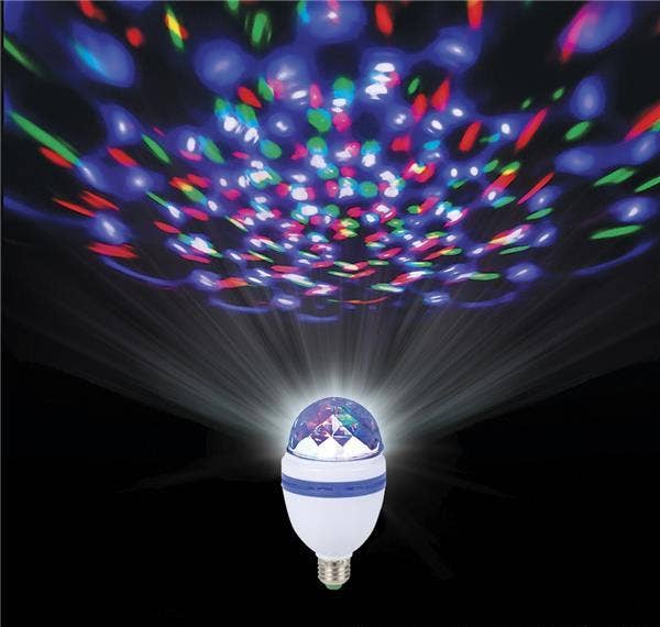 LED DISCO ROTATING BULB 9W LLB kids Toys