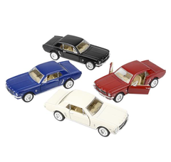 5" DIE-CAST PULL BACK 1964 FORD MUSTANG LLB Car Toys