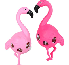 6" SQUEEZY BEAD FLAMINGO BALL LLB kids toys