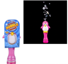 8" PENGUIN LIGHT-UP BUBBLE WAND LLB Light-up Toys