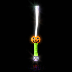 21" Light-Up Jack O Lantern Fiber Optic Wand- LLB Toys