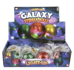 2.5" LIGHT-UP GALAXY SQUEEZE BALL LLB Light-up Toys