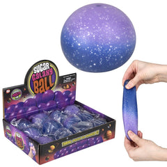 2.4" Galaxy Squeezy Sugar Ball 12ct LLB Squishy Toys