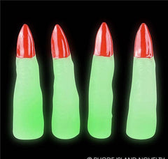 3" GLOW-IN-THE-DARK MARTIAN FINGERS LLB kids toys