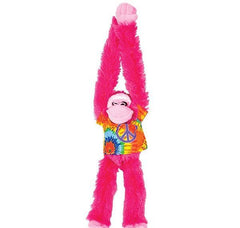 17" HANGING APE plush WITH TIE-DYE SHIRT LLB Plush Toys