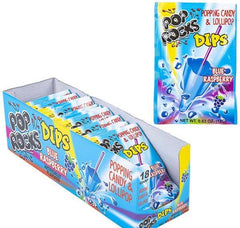 POP ROCKS DIPS BLUE RASPBERRY LLB candy