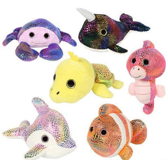 7.5" BIG EYE SPARKLE SEA ASSORTMENT 96PCS LLB kids toys