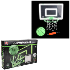 Glow In The Dark Over The Door Basketball Set - Kids Toys