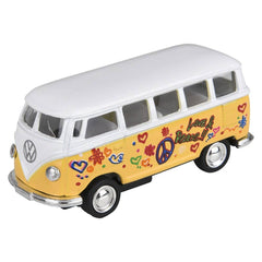 2.5" Diecast Pull Back 1962 VW Classic Bus/Printng