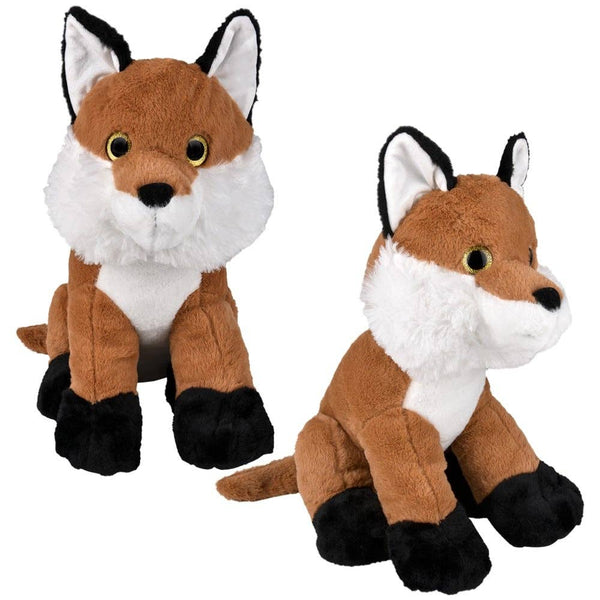 Sitting Fox 18in Plush Toy