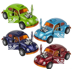 5" DIE-CAST VW BEETLE CUSTOM DRAGSTER LLB Car Toys