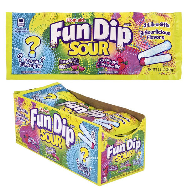 Fun Dip Sour 24ct LLB Candy