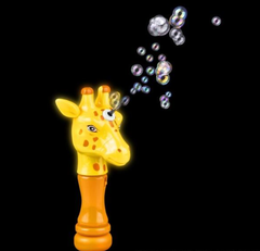 8" GIRAFFE LIGHT-UP BUBBLE WAND LLB Light-up Toys