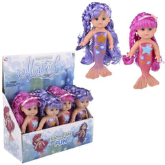 9" Bath Time Mermaid Doll