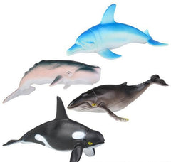 5.5"-7.5" 7PC WHALE AND DOLPHIN MESH BAG LLB kids toys