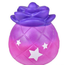 JUMBO SQUISH PINEAPPLE GALAXY MIX 10" LLB Squishy Toys