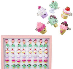 DESSERT RINGS 1" (48PCS/UNIT) LLB kids toys