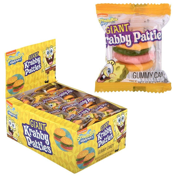 Spongebob Giant Krabby Patties Gummy Candy