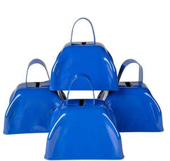 3" BLUE METAL COWBELL LLB kids toys