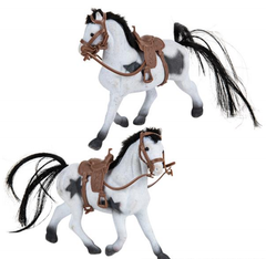 4" FLOCKED HORSES LLB kids toys