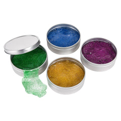 3" GLITTER PUTTY IN TIN BOX LLB Slime & Putty