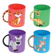 3" ZOO ANIMAL MUGS LLB kids Accessories