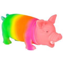 8" SNORTING RAINBOW PIGS LLB kids toys