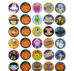 HALLOWEEN ROLL STICKER ASST 500PCS/UNIT LLB Sticker