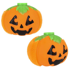 4" Light-Up Jack O Lantern Puffer 12ct LLB Light-up Toys