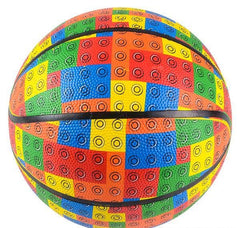 9.5" BLOCK PATTERN REGULATION BASKETBALL LLB kids toys